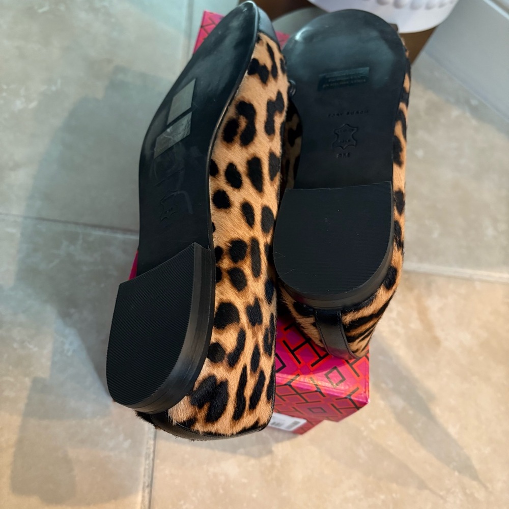 ❌ SOLD ❌ Tory Burch Leopard Cap-Toe Ballet Flats - Picture 5 of 5